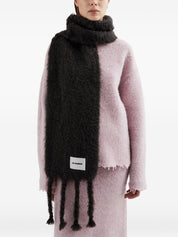 Jil Sander Plus Scarfs Black wool