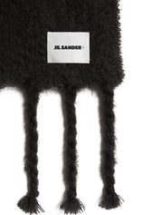 Jil Sander Plus Scarfs Black wool