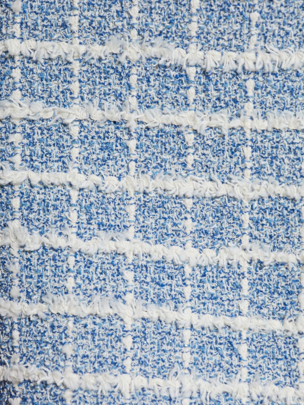 Jupes Versace Mini-jupe en tweed bleu