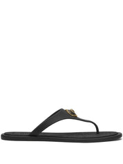 Versace Sandals Black thong style