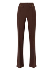 Brown High Waist Trousers — Elisabetta Franchi