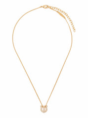 Ferragamo Gancini necklace with strass