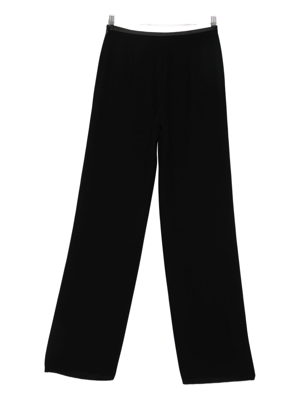 Emporio Armani Black Straight‑Leg Trousers