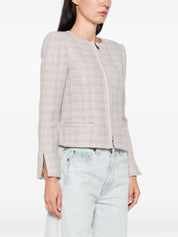 Emporio Armani Grey Jacket — Wool‑Blend Blazer for Women