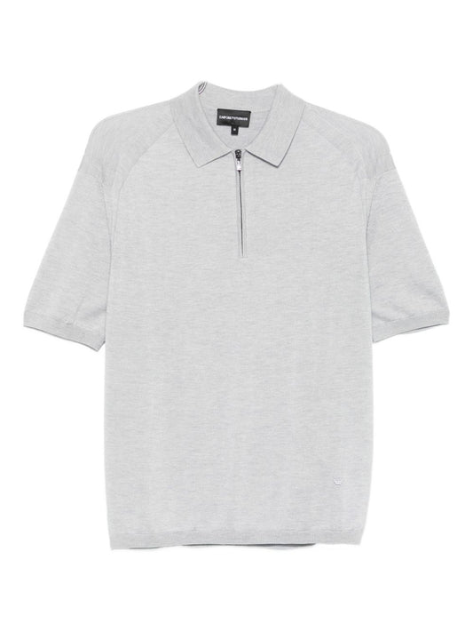 Emporio Armani Grey T‑Shirts & Polos for Men
