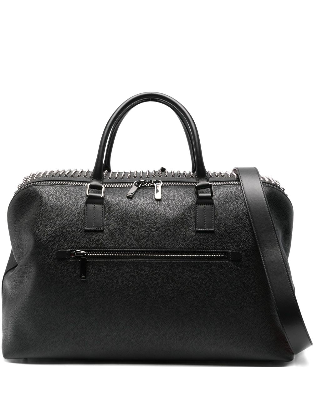 Bolsos Christian Louboutin. Bolso tote de piel negra.