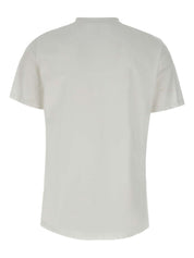 Elisabetta Franchi T-shirts and Polos White cotton logo tee