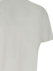 Elisabetta Franchi T-shirts and Polos White cotton logo tee