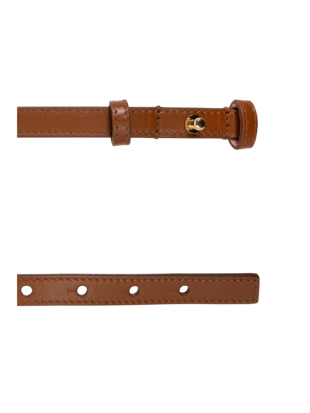 Chloé Iconic leather belt in brown calfskin