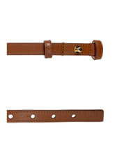 Chloé Iconic leather belt in brown calfskin