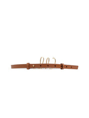 Chloé Iconic leather belt in brown calfskin