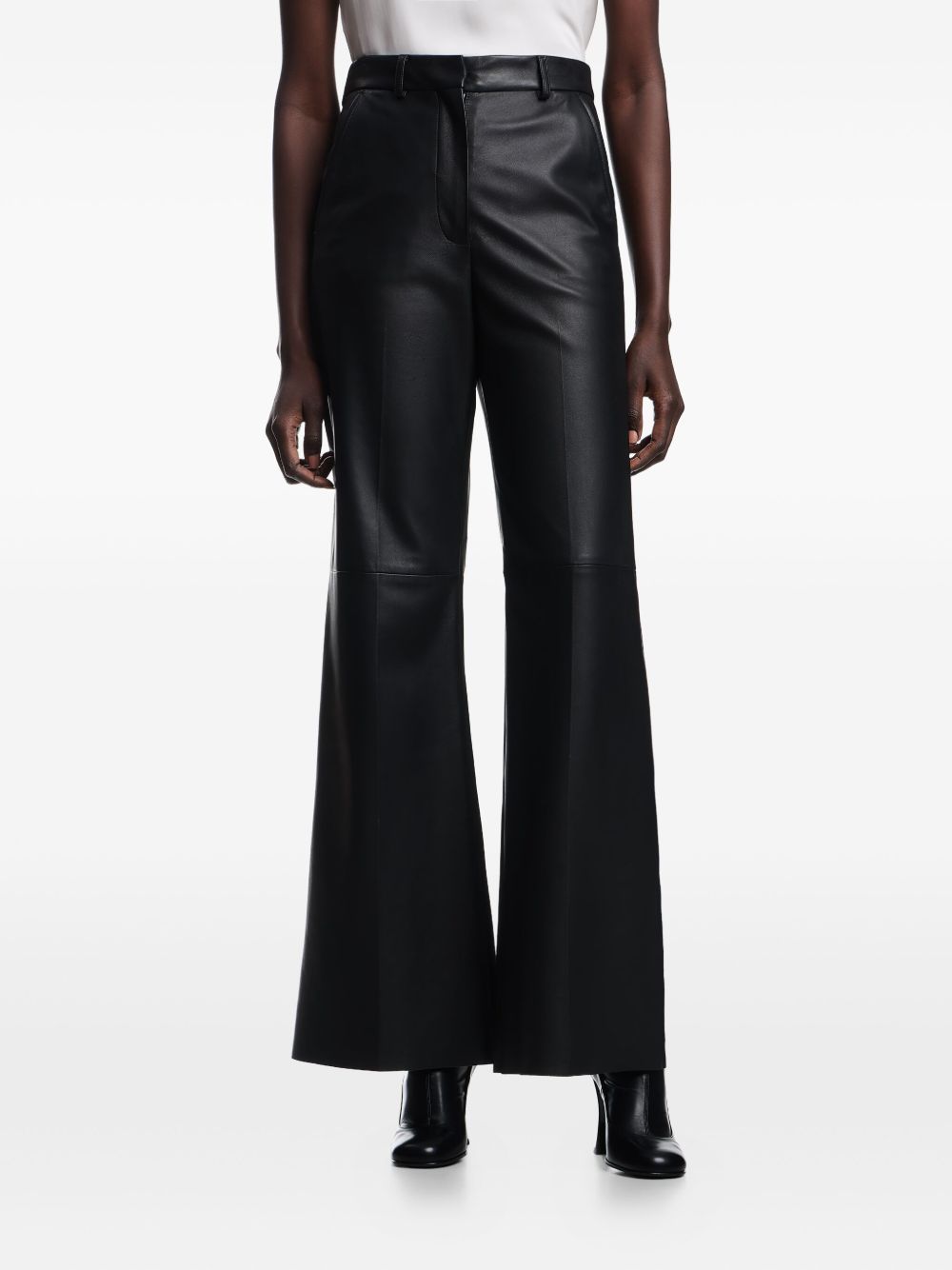Emporio Armani 032C Trousers Black leather