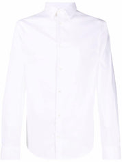 Emporio Armani White Shirt — Cotton Logo Classic