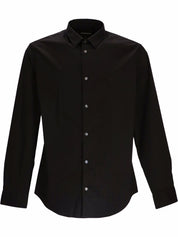 Emporio Armani Shirts Black — Timeless Tailored Luxury