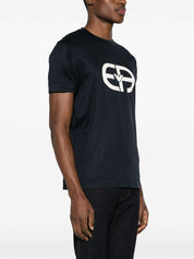 Emporio Armani T-shirts and Polos Blue cotton blend