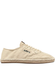 Autry Sneakers Ivory canvas espadrilles