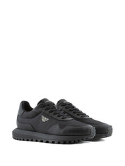 EMPORIO ARMANI EXCLUSIVE Sneakers — Black Leather Elegance