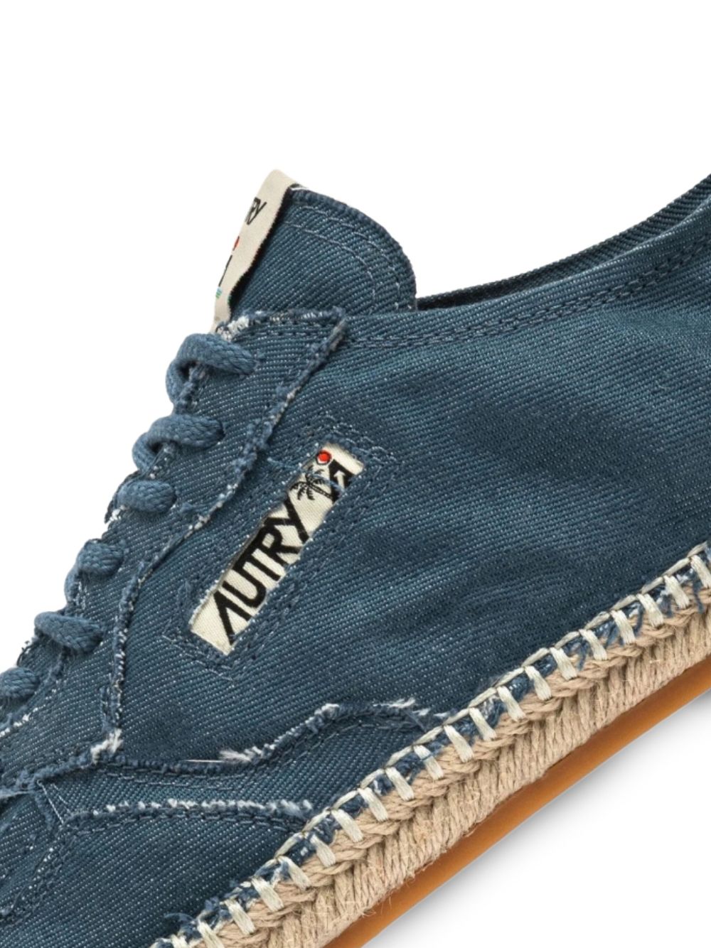 AUTRY Sneakers Clear Blue — Canvas Elegance for Men