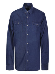 E.L.V. DENIM Shirts Blue