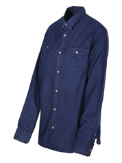 E.L.V. DENIM Shirts Blue