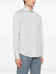 Camisas Brunello Cucinelli Gris Claro