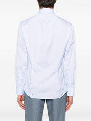Brunello Cucinelli Clear Blue Shirt — Refined Cotton Comfort