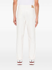 Pantalon Brunello Cucinelli en coton blanc