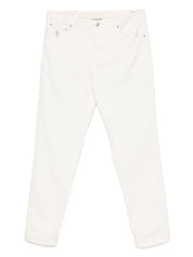 Pantalon Brunello Cucinelli en coton blanc