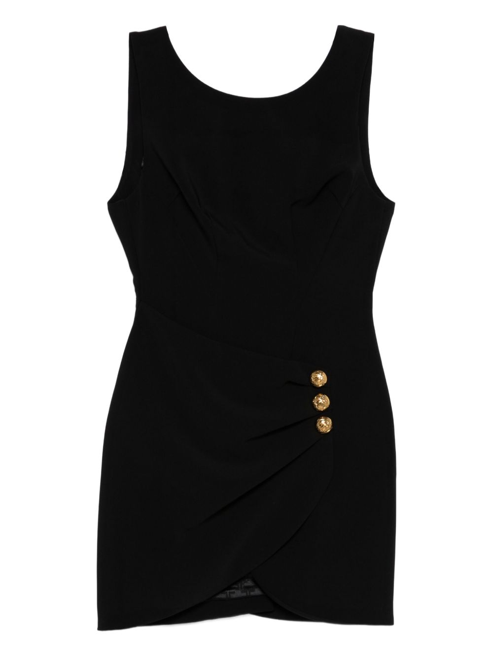 Elisabetta Franchi Dresses Black sleeveless mini dress