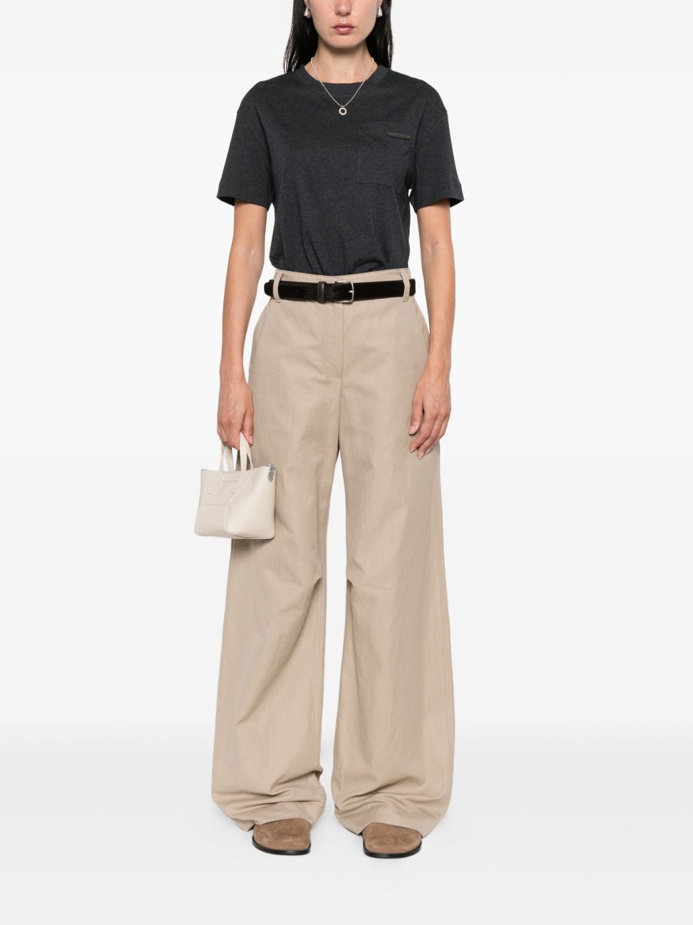 Brunello Cucinelli T-shirts and Polos Grey