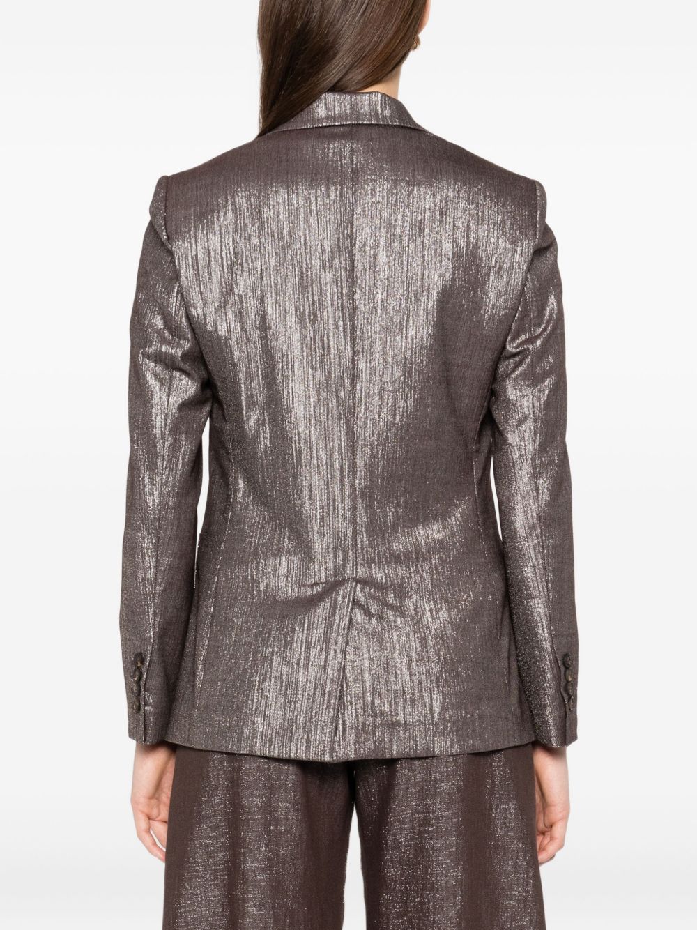 Brunello Cucinelli Silver Jackets — Elegant Sport Jackets for Women