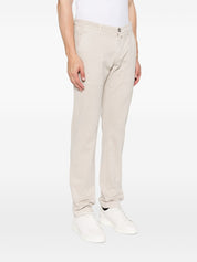 Jacob Cohen Jeans Light Grey — Slim Mid‑Rise Denim