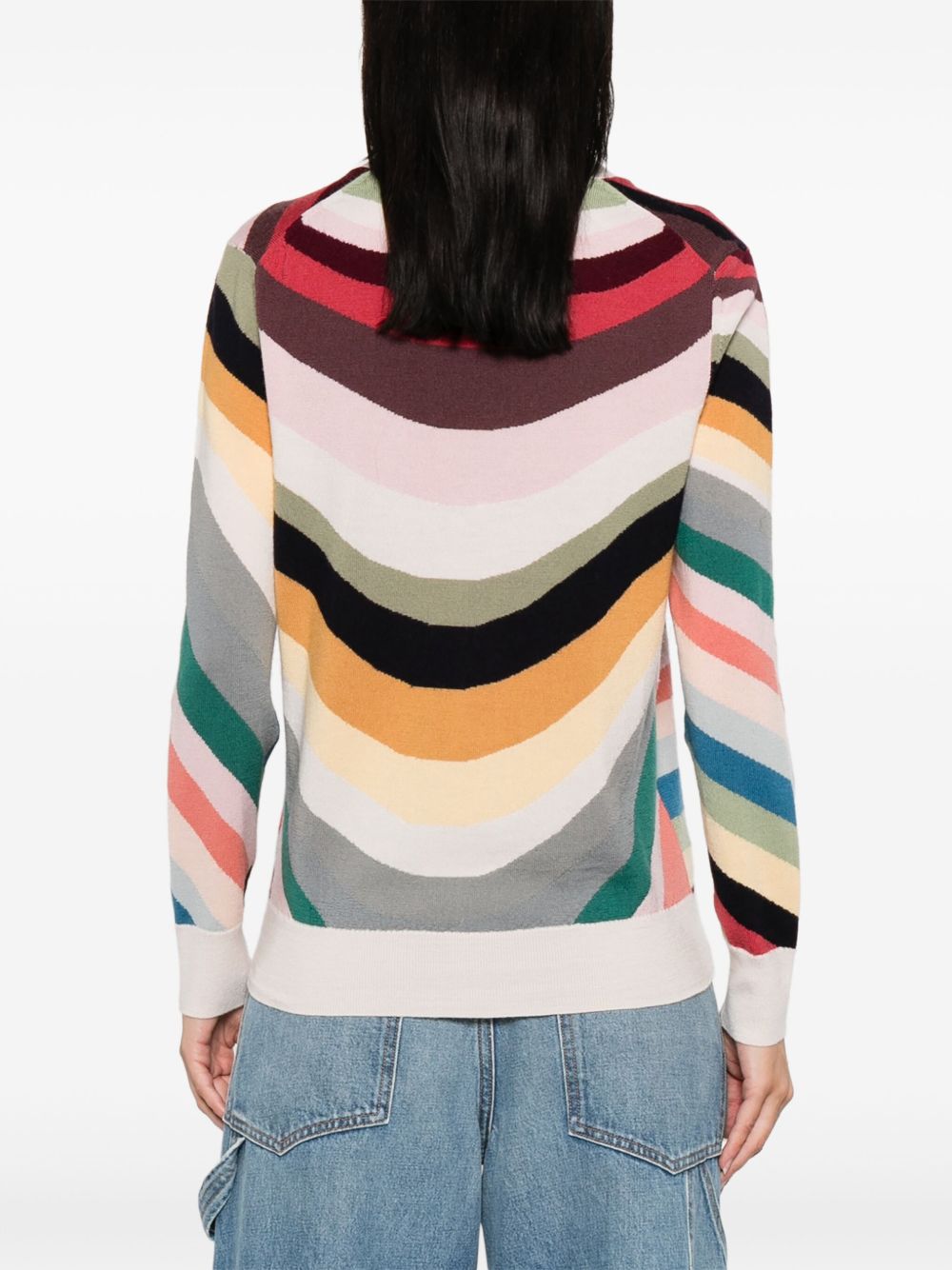 PS By Paul Smith Sweater — Multicolour V‑Neck Wool