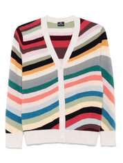 PS By Paul Smith Sweater — Multicolour V‑Neck Wool