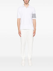 Thom Browne T-shirts and Polos White cotton polo