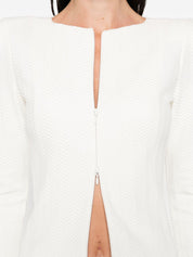Emporio Armani Jackets White cotton blend blazer