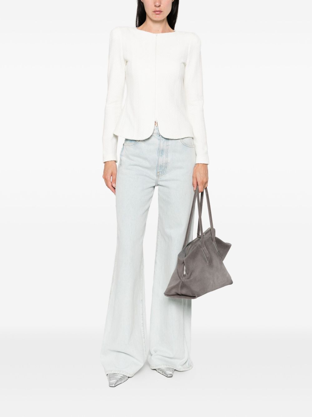 Emporio Armani Jackets White cotton blend blazer