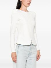 Emporio Armani Jackets White cotton blend blazer