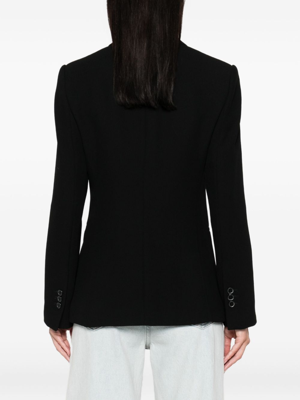 Chaquetas Emporio Armani Blazer negro de un solo pecho