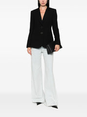 Chaquetas Emporio Armani Blazer negro de un solo pecho