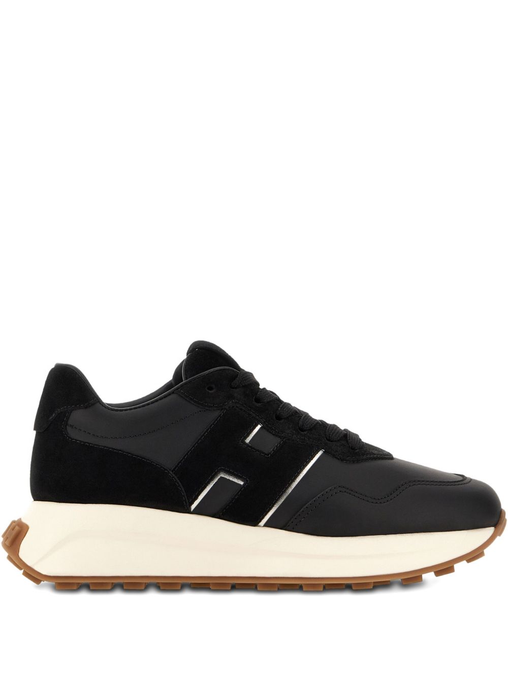 Hogan Pre Black Leather Sneakers