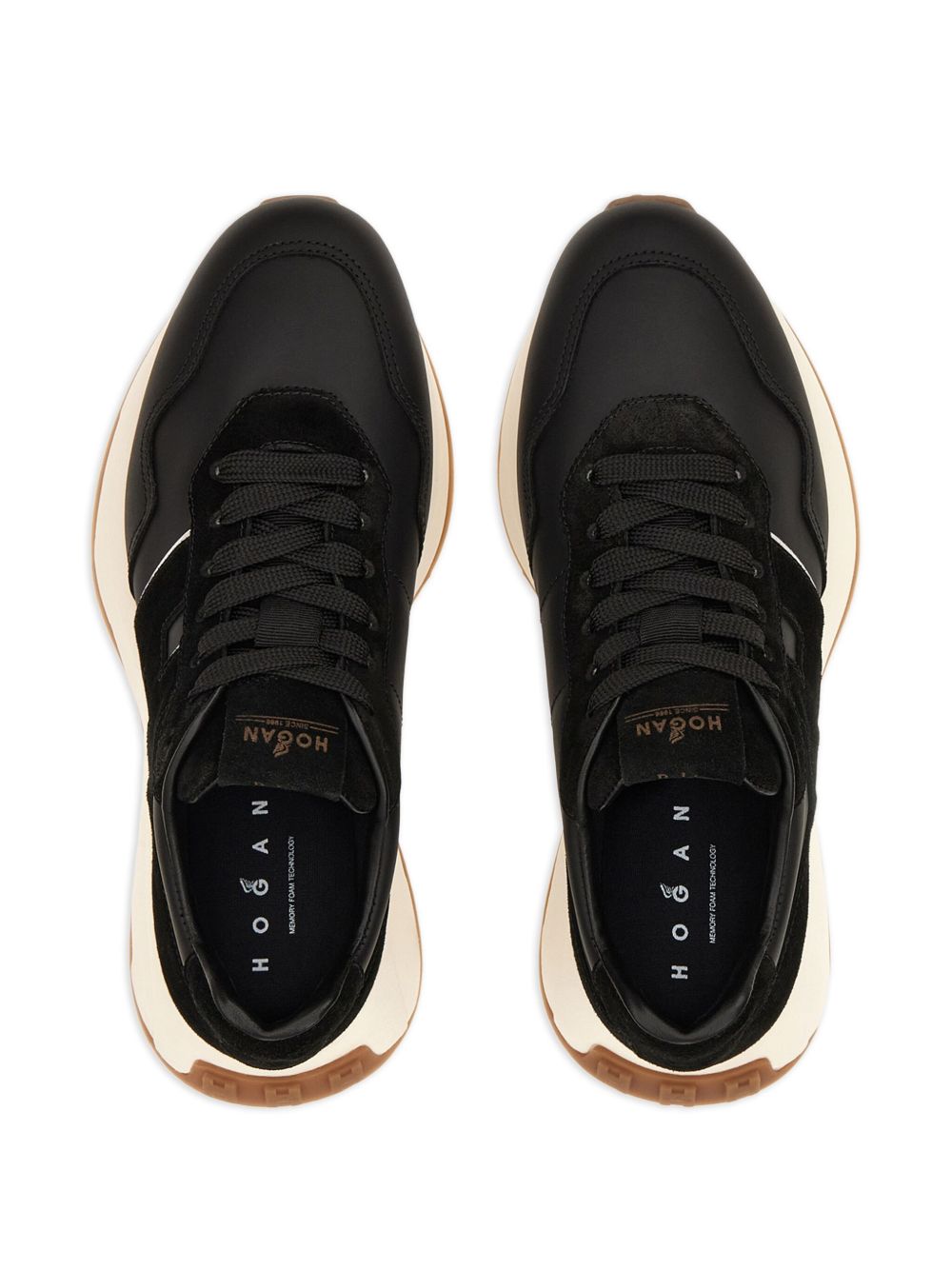 Hogan Pre Black Leather Sneakers
