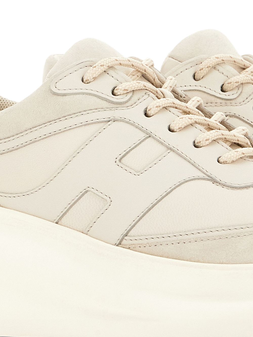 HOGAN PRE Sneakers Cream — Platform Women’s Sneakers