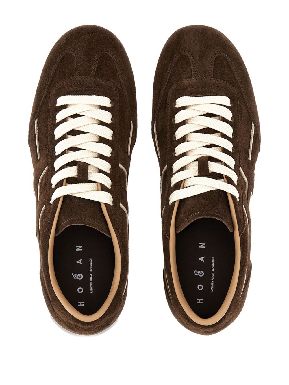 Hogan Pre Brown Leather Sneakers — Refined Everyday Comfort