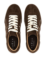 Hogan Pre Brown Leather Sneakers — Refined Everyday Comfort