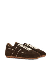 Hogan Pre Brown Leather Sneakers — Refined Everyday Comfort