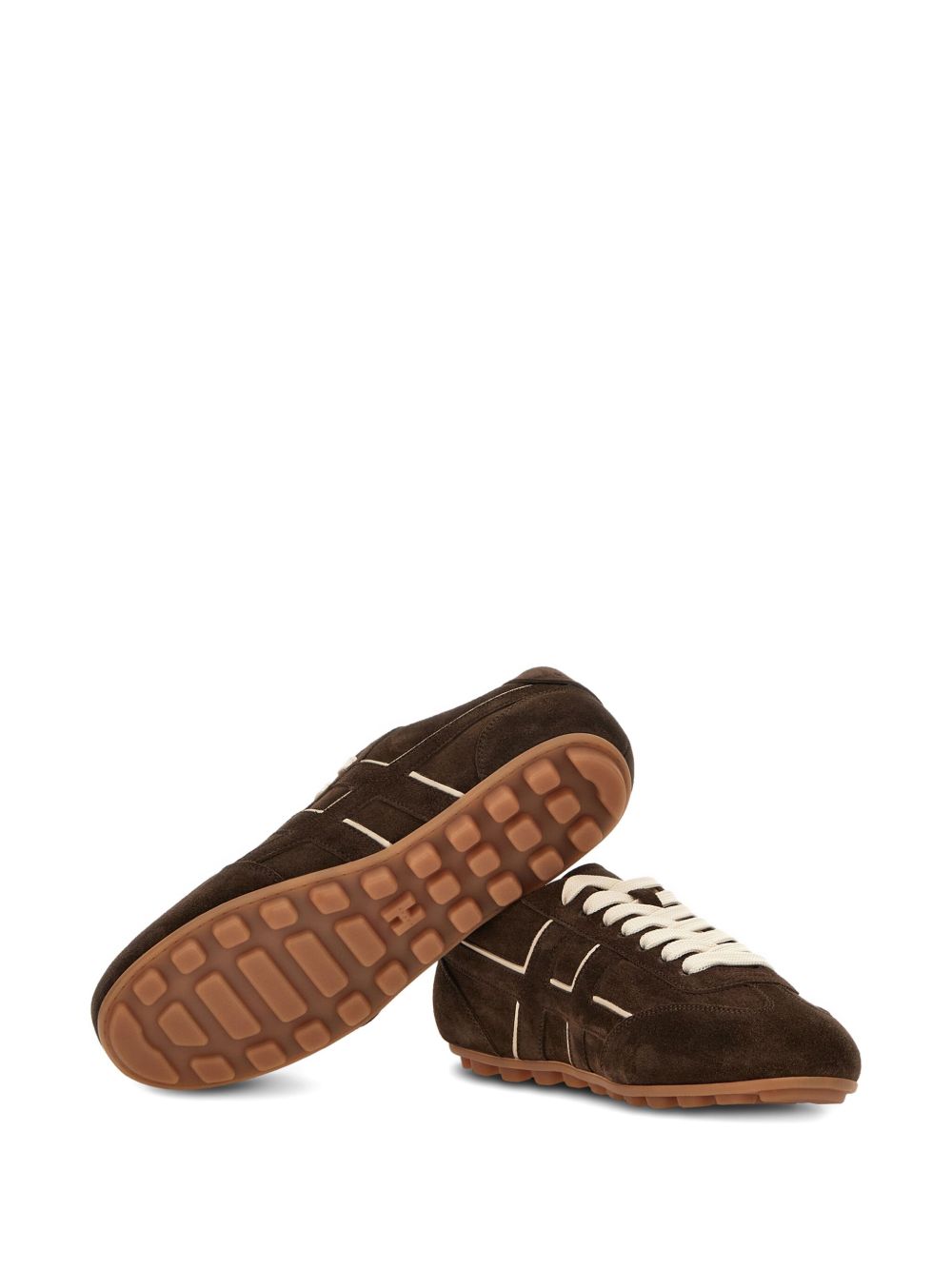 Hogan Pre Brown Leather Sneakers — Refined Everyday Comfort