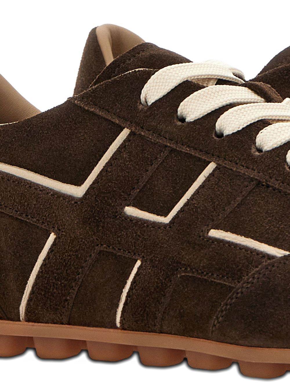 Hogan Pre Brown Leather Sneakers — Refined Everyday Comfort
