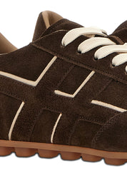 Hogan Pre Brown Leather Sneakers — Refined Everyday Comfort