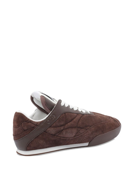 Chloé Chloè Sneakers Brown — Quilted Suede Comfort